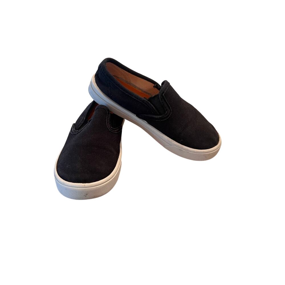 Garanimals Boy's 9 Black White Slip-On Casual Sneaker Shoes
